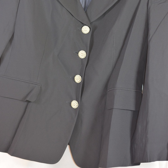 Crystal Button Dressy Jacket SZ XL - Picture 6 of 7